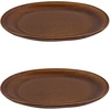 Image de Serax - Assiette à dessert OUT OF LINES - Marron - Grès émaillé - Designer Uncharted