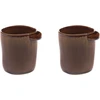 Image de Serax - Mug OUT OF LINES - Marron - Grès émaillé - Designer Uncharted