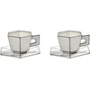 Image de Serax - Tasse à cappuccino Carte Blanche - Blanc - Porcelaine - Designer Annebet Philps