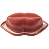Image de Serax - Beurrier Les objets Moulversants - Rouge - Grès émaillé - Designer Wouters & Hendrix