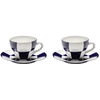 Image de Serax - Tasse avec soucoupe LES OBJETS MOULEVERSANTS - Bleu - Porcelaine émaillée - Designer Wouters & Hendrix