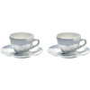 Image de Serax - Tasse avec soucoupe LES OBJETS MOULEVERSANTS - Bleu - Porcelaine émaillée - Designer Wouters & Hendrix