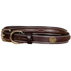 Image de Collier pour chien avec surpiqure décorative Dy'on Marron S DC31BBR45