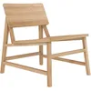 Image de Ethnicraft - Fauteuil bas N - Bois naturel - Chêne massif - Designer Nathan Yong