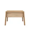 Image de Ethnicraft - Table de chevet Air - Bois naturel - Chêne massif - Designer Alain van Havre