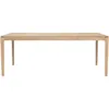 Image de Ethnicraft - Table rectangulaire Bok - Bois naturel - Chêne massif huilé - Designer Alain van Havre