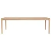Image de Ethnicraft - Table rectangulaire Bok - Bois naturel - Chêne massif huilé - Designer Alain van Havre
