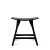 Image de Ethnicraft - Tabouret Osso - Noir - Chêne massif - Designer Grain & Green