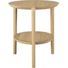 Image de Ethnicraft - Table d'appoint Bok - Bois naturel - Chêne massif