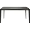 Image de Ethnicraft - Table rectangulaire Bok - Noir - Chêne massif teinté - Designer Alain van Havre