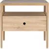 Image de Ethnicraft - Table de chevet Spindle - Bois naturel - Chêne massif - Designer Nathan Yong
