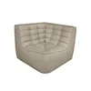 Image de Ethnicraft - Chauffeuse d'angle N701 - Beige - Mousse - Designer Jacques Deneef