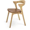Image de Ethnicraft - Chaise Bok - Bois naturel - Chêne massif - Designer Alain van Havre