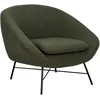 Image de Ethnicraft - Fauteuil rembourré Barrow - Vert - Mousse haute densité - Designer Jacques Deneef