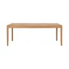 Image de Ethnicraft - Table rectangulaire Bok OUTDOOR - Bois naturel - Teck massif - Designer Alain van Havre