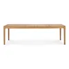 Image de Ethnicraft - Table rectangulaire Bok OUTDOOR - Bois naturel - Teck massif - Designer Alain van Havre