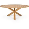 Image de Ethnicraft - Table ronde Circle - Bois naturel - Teck massif - Designer Alain van Havre