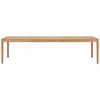 Image de Ethnicraft - Table rectangulaire Bok OUTDOOR - Bois naturel - Teck massif - Designer Alain van Havre