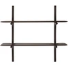 Image de Ethnicraft - Étagère PI - Marron - Acajou massif teinté - Designer Alain van Havre