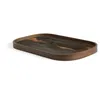 Image de Ethnicraft - Plateau Organic - Marron - Verre'sérigraphié - Designer Dawn Sweitzer