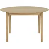 Image de Ethnicraft - Table ronde Bok - Bois naturel - Chêne massif huilé - Designer Alain van Havre