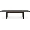Image de Ethnicraft - Table basse PI - Marron - Acajou massif teinté - Designer Alain van Havre