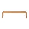 Image de Ethnicraft - Table basse Jack outdoor - Bois naturel - Teck massif - Designer Jacques Deneef