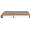 Image de Ethnicraft - Accessoire Jack outdoor - Marron - Tissu polypropylène - Designer Jacques Deneef