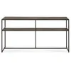 Image de Ethnicraft - Console Pentagon - Noir - Mineral - Designer Ethnicraft Design Studio