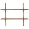 Image de Ethnicraft - Étagère PI - Bois naturel - Acajou massif - Designer Alain van Havre