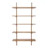 Image de Ethnicraft - Étagère PI - Bois naturel - Acajou massif - Designer Alain van Havre