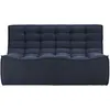 Image de Ethnicraft - Canapé 2 places N701 - Gris - Coton recyclé - Designer Jacques Deneef