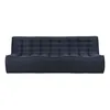 Image de Ethnicraft - Canapé 3 places ou + N701 - Gris - Coton recyclé - Designer Jacques Deneef