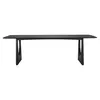 Image de Ethnicraft - Table rectangulaire Geometric - Noir - Chêne massif teinté - Designer Alain van Havre