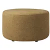 Image de Ethnicraft - Pouf Barrow - Jaune - Mousse haute densité - Designer Jacques Deneef