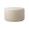 Image de Ethnicraft - Pouf Barrow - Beige - Mousse haute densité - Designer Jacques Deneef