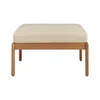 Image de Ethnicraft - Pouf d'extérieur Jack outdoor - Beige - Tissu polypropylène - Designer Jacques Deneef