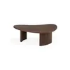 Image de Ethnicraft - Table basse Boomerang - Marron - Teck massif - Designer Alain van Havre