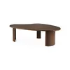 Image de Ethnicraft - Table basse Boomerang - Marron - Teck massif - Designer Alain van Havre