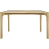 Image de Ethnicraft - Table rectangulaire PI - Bois naturel - Chêne massif huilé - Designer Alain van Havre