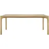 Image de Ethnicraft - Table rectangulaire PI - Bois naturel - Chêne massif huilé - Designer Alain van Havre