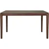 Image de Ethnicraft - Table rectangulaire Bok - Marron - Teck massif teinté brun - Designer Alain van Havre