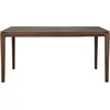 Image de Ethnicraft - Table rectangulaire Bok - Marron - Teck massif teinté brun - Designer Alain van Havre