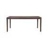 Image de Ethnicraft - Table rectangulaire Bok - Marron - Teck massif teinté brun - Designer Alain van Havre