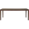 Image de Ethnicraft - Table rectangulaire Bok - Marron - Teck massif teinté brun - Designer Alain van Havre