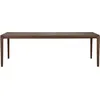 Image de Ethnicraft - Table rectangulaire Bok - Marron - Teck massif teinté brun - Designer Alain van Havre