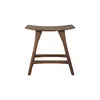 Image de Ethnicraft - Tabouret Osso - Marron - Teck massif teinté brun - Designer Grain & Green