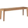 Image de Ethnicraft - Banc Bok OUTDOOR - Bois naturel - Teck massif - Designer Alain van Havre