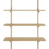 Image de Ethnicraft - Étagère PI - Bois naturel - Chêne massif huilé - Designer Alain van Havre