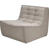 Image de Ethnicraft - Canapé modulable N701 - Beige - Mousse PU haute densité - Designer Jacques Deneef